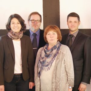 Podiumsteilnehmer am 20. März 2017 in Rheda-Wiedenbrück