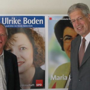 Henning Scherf zu Stippvisite bei der Gütersloher SPD