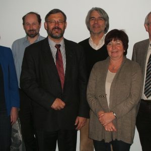 v. l. n. r.: Ulrike Sommer, Dr. Thomas Krümpelmann, Georg Fortmeier, Hans Feuß, Ulla Ecks und Wolfgang Bölling